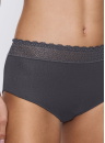 Chiloți dama TRIUMPH FEEL OF MODAL MIDI INK GRAY