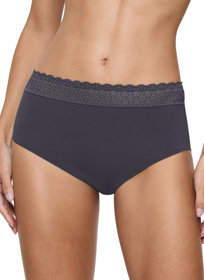 Chiloți dama TRIUMPH FEEL OF MODAL MIDI INK GRAY