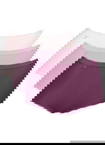 Chiloți dama SLOGGI BASIC+ MAXI 3PACK V013 - MULTIPLE COLOURS 13