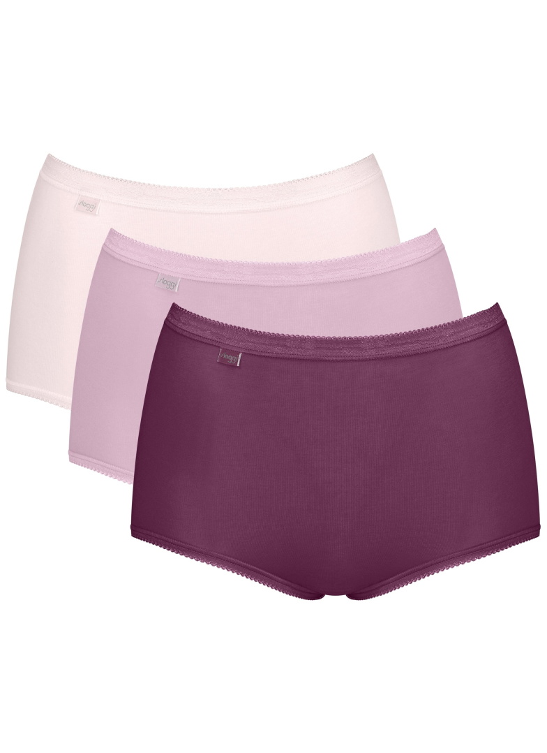 Chiloți dama SLOGGI BASIC+ MAXI 3PACK V013 - MULTIPLE COLOURS 13