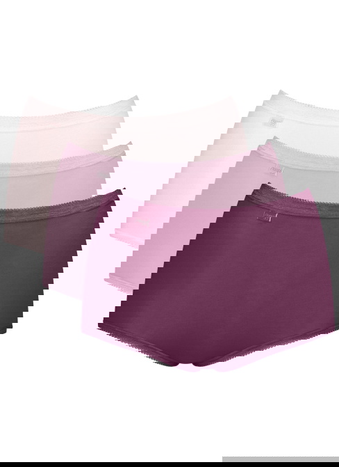 Chiloți dama SLOGGI BASIC+ MAXI 3PACK V013 - MULTIPLE COLOURS 13