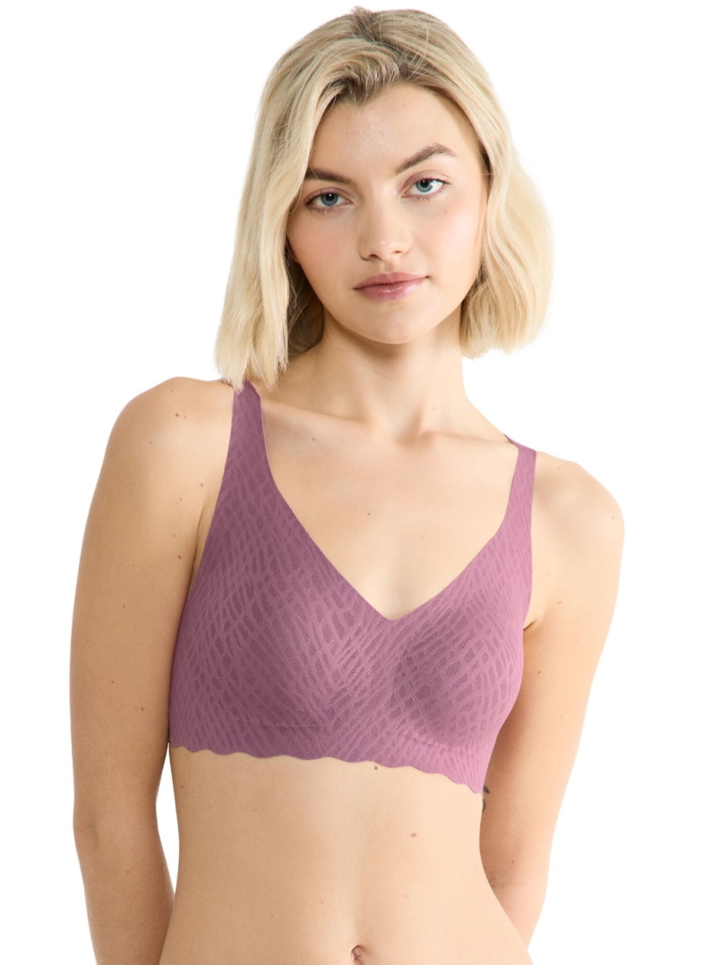 Podprsenka SLOGGI ZERO FEEL BLISS SOFT BRA 7574 - lila CLOVER