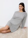 Noční košile TRIUMPH ENDLESS COMFORT NDK 01 LSL DARK GREY MELANGE