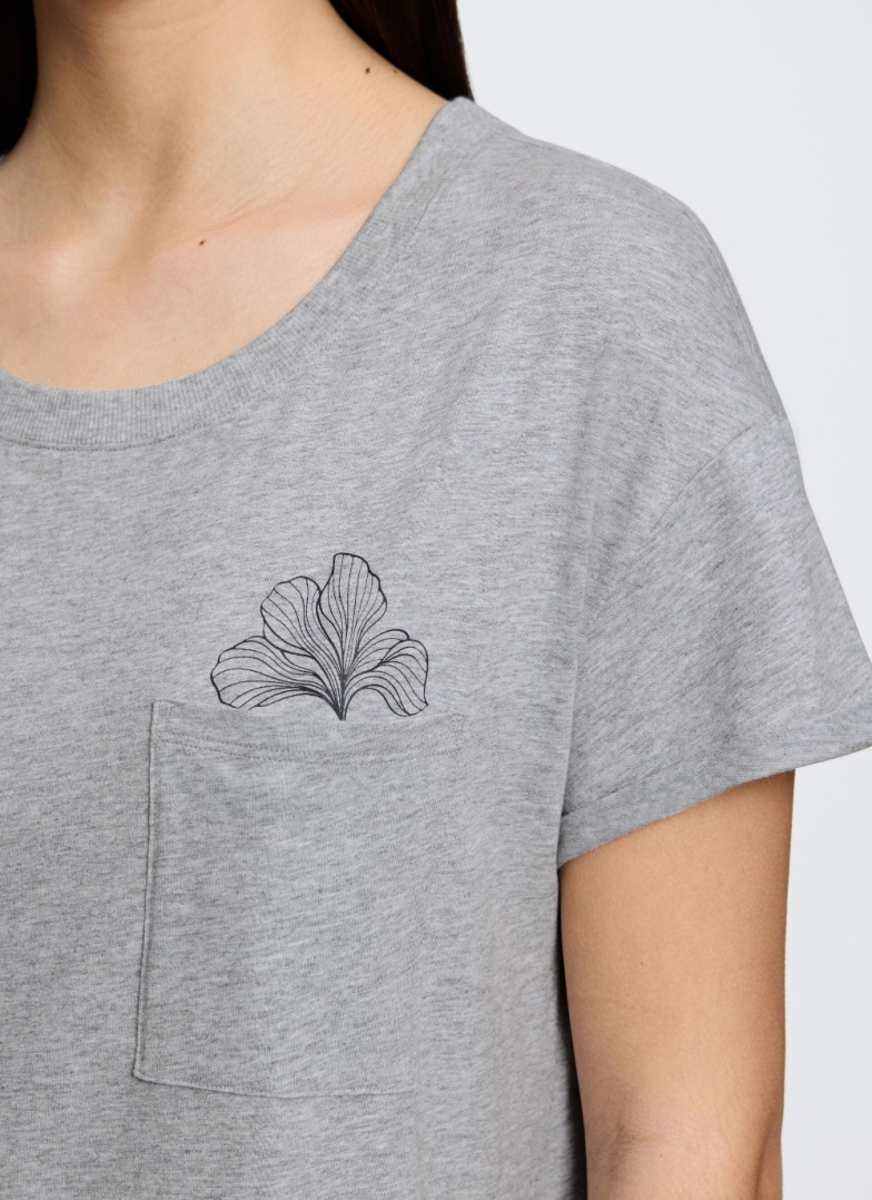 Hálóing TRIUMPH NIGHTDRESSES NDK X 02 DARK GREY MELANGE