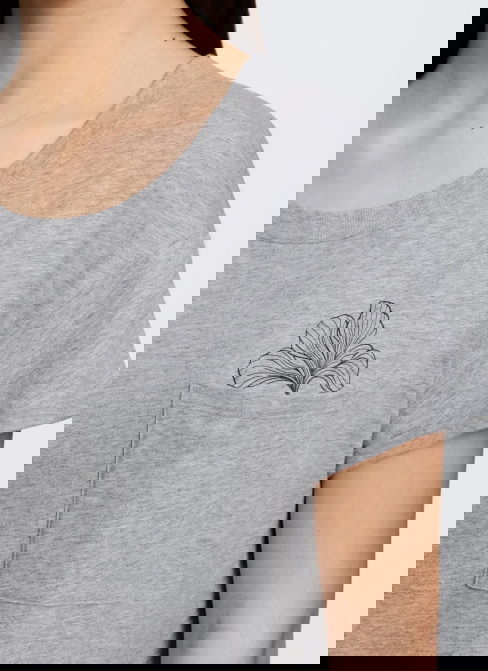 Hálóing TRIUMPH NIGHTDRESSES NDK X 02 DARK GREY MELANGE