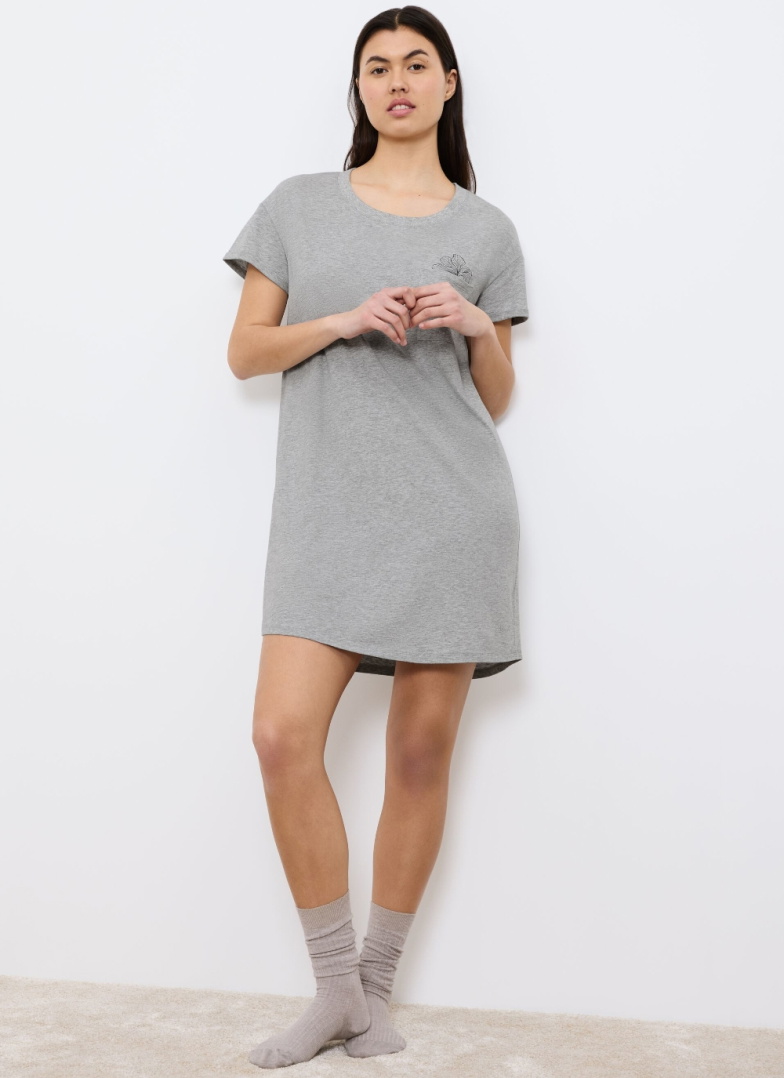 Hálóing TRIUMPH NIGHTDRESSES NDK X 02 DARK GREY MELANGE
