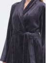 Dámský župan TRIUMPH ROBES FLEECE ROBE 01 INK GRAY
