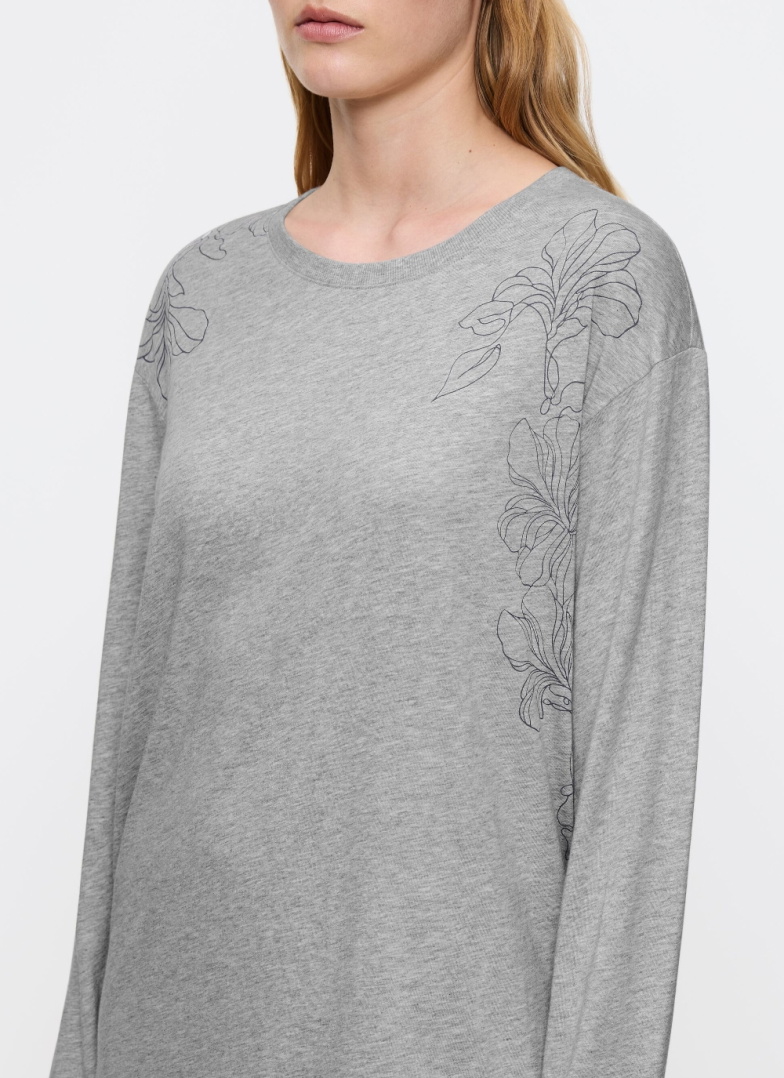 Pijama dama TRIUMPH ENDLESS COMFORT PK 01 LSL DARK GREY MELANGE
