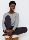 Pijama dama TRIUMPH SETS PK 01 LSL X DARK GREY MELANGE