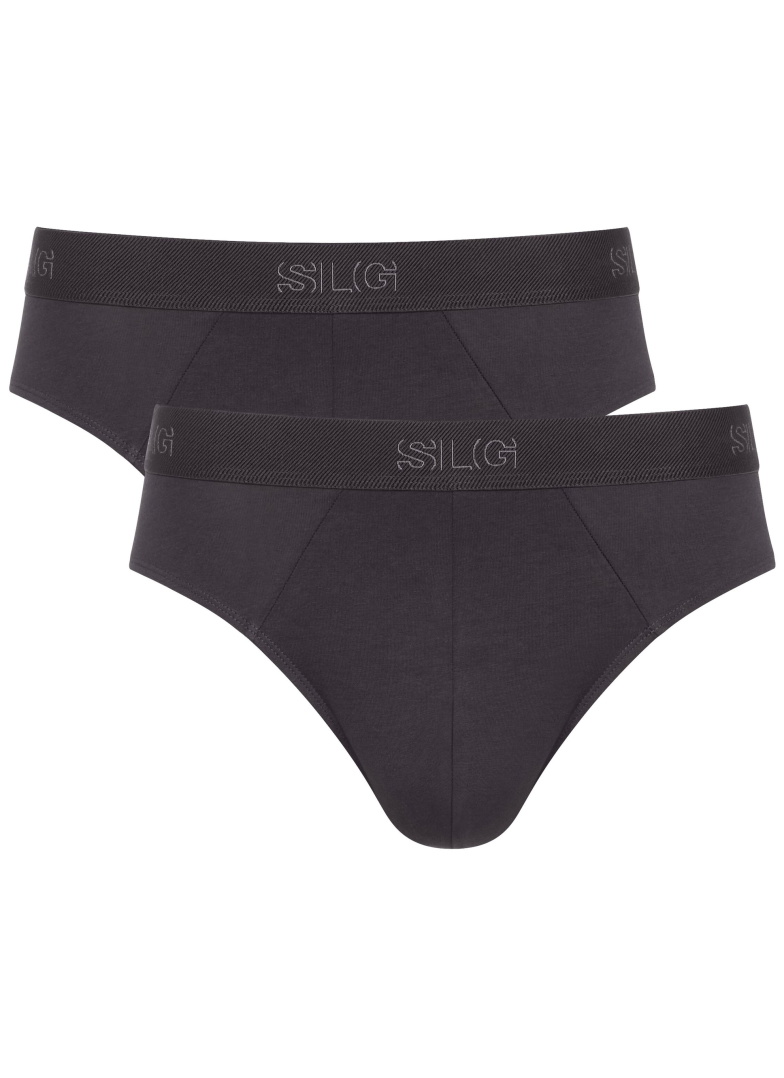 Slipy sloggi SLG Base Brief 2PACK 3828 - CHARCOAL