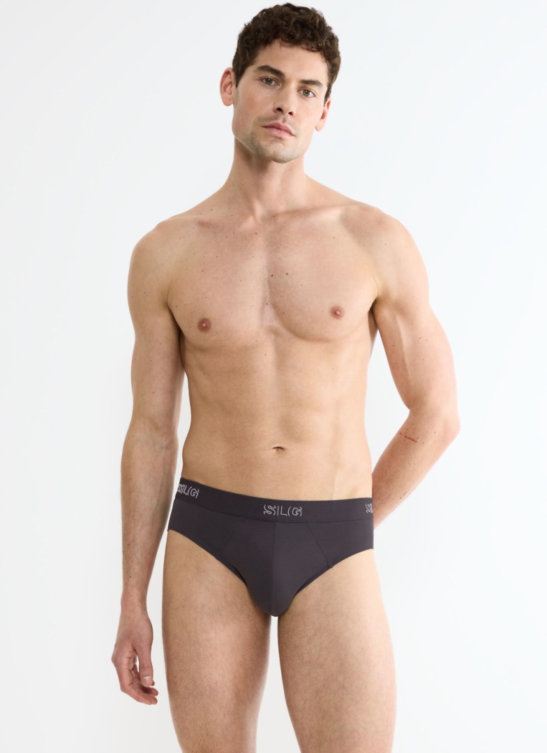 Slipy sloggi SLG Base Brief 2PACK 3828 - CHARCOAL