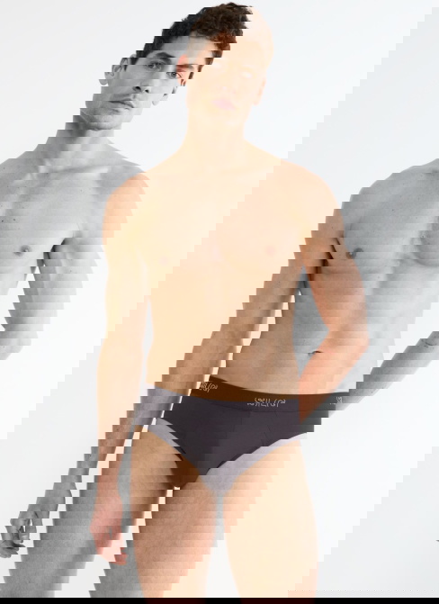 Slipy sloggi SLG Base Brief 2PACK 3828 - CHARCOAL
