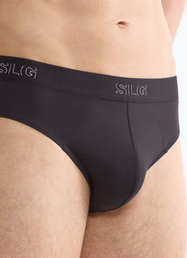 Slipy sloggi SLG Base Brief 2PACK 3828 - CHARCOAL