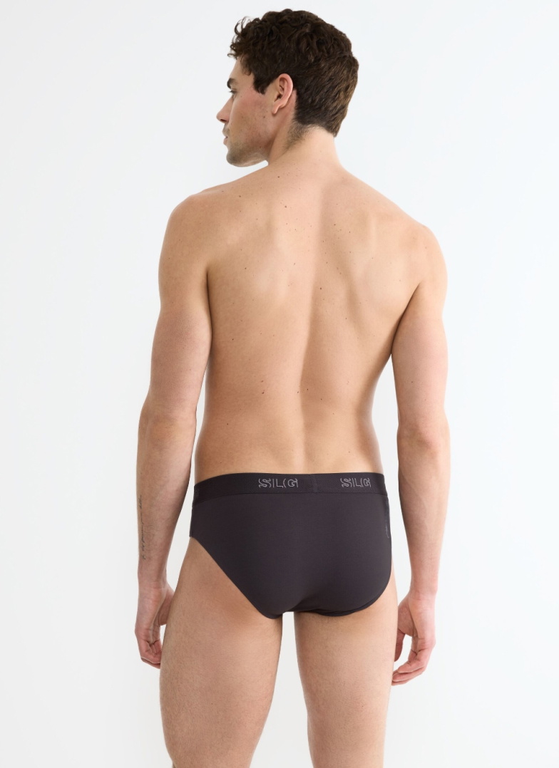 Slipy sloggi SLG Base Brief 2PACK 3828 - CHARCOAL