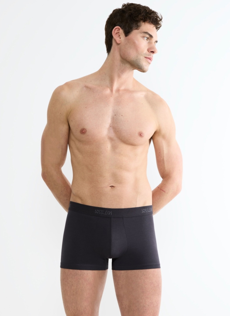 Boxerky sloggi SLG Base Trunk 2PACK 3828 - CHARCOAL