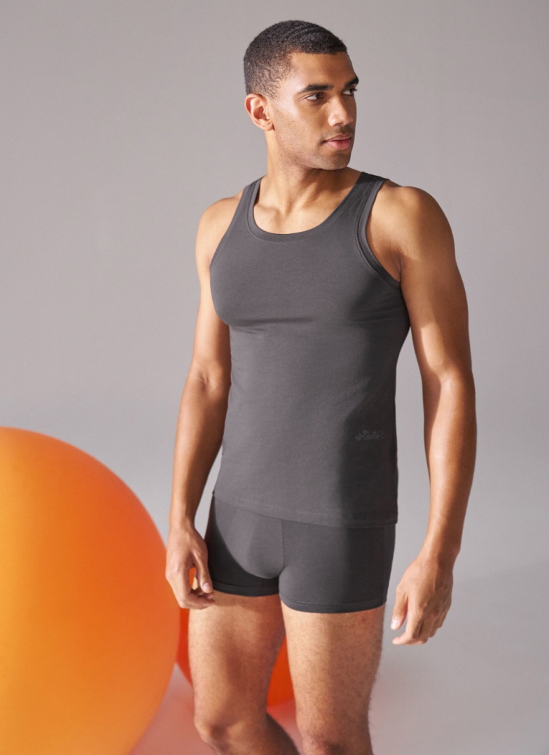 Boxerky sloggi SLG Base Trunk 2PACK 3828 - CHARCOAL
