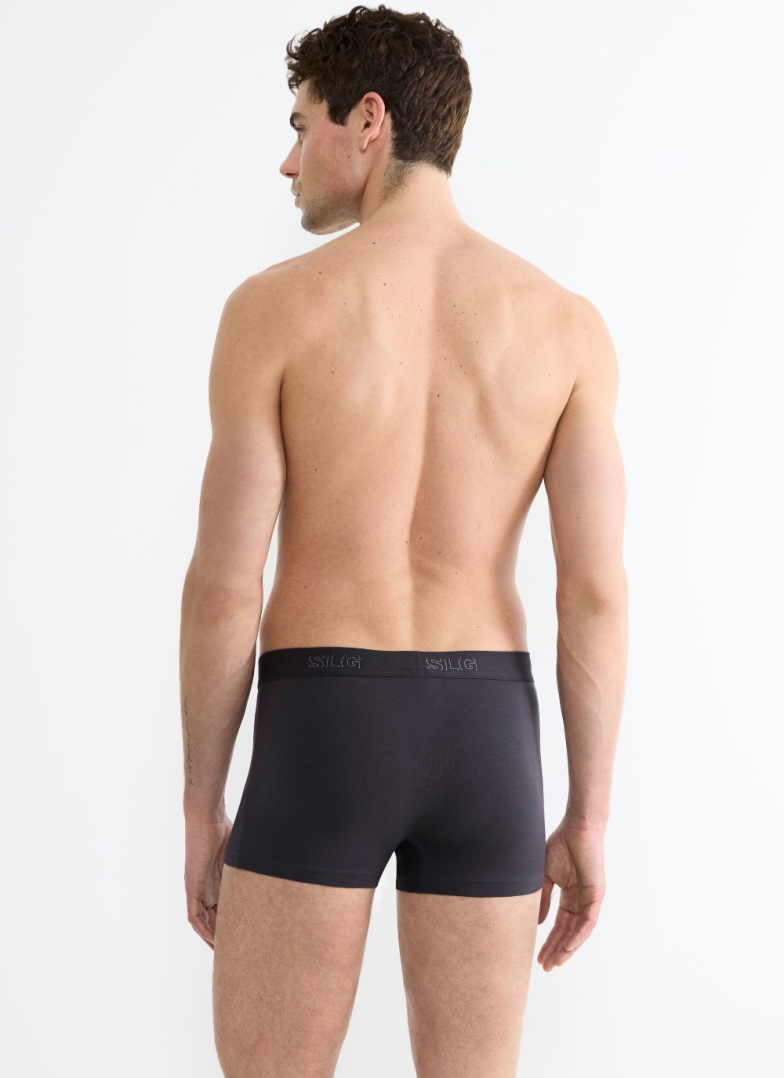 Boxerky sloggi SLG Base Trunk 2PACK 3828 - CHARCOAL