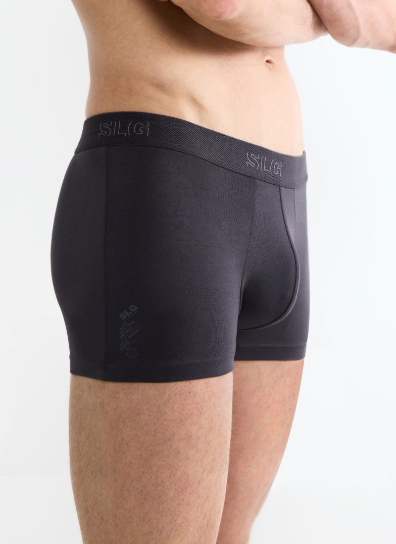 Boxerky sloggi SLG Base Trunk 2PACK 3828 - CHARCOAL