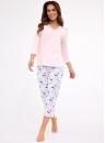 Pijama dama CORNETTE 389/455 NANCY PLUS roz