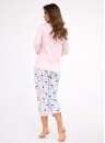 Pijama dama CORNETTE 389/455 NANCY PLUS roz