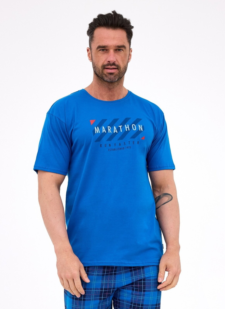 Pijama bărbați CORNETTE 134/303 MARATHON 3 cobalt