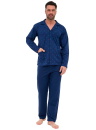 Pijama bărbătească cu nasturi CORNETTE 114/79 multicolor