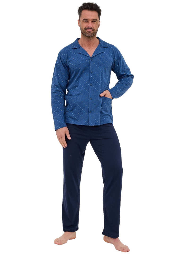 Piżama męska rozpinana Cornette 114/78 multicolor