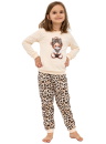Pijama fete CORNETTE 594/191 592/191 PANTHER bej