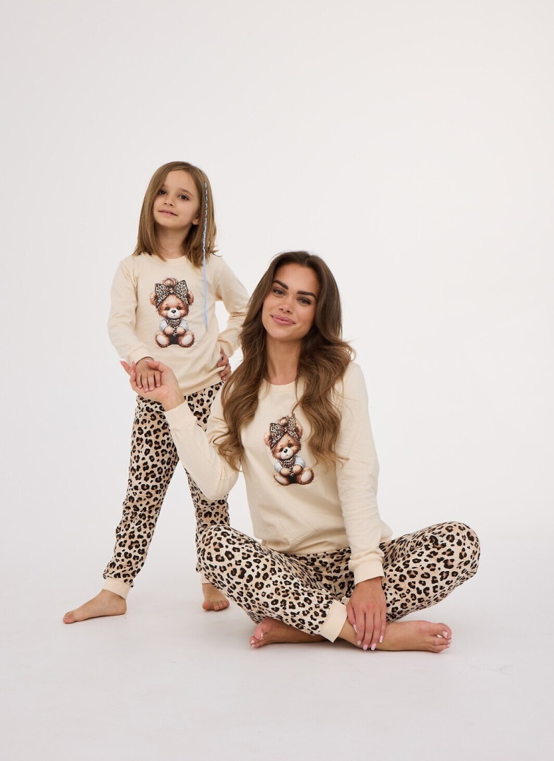 Pijama fete CORNETTE 594/191 592/191 PANTHER bej