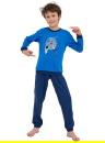 Pijama pentru tineret CORNETTE 766/176 GALAXY albastru închis