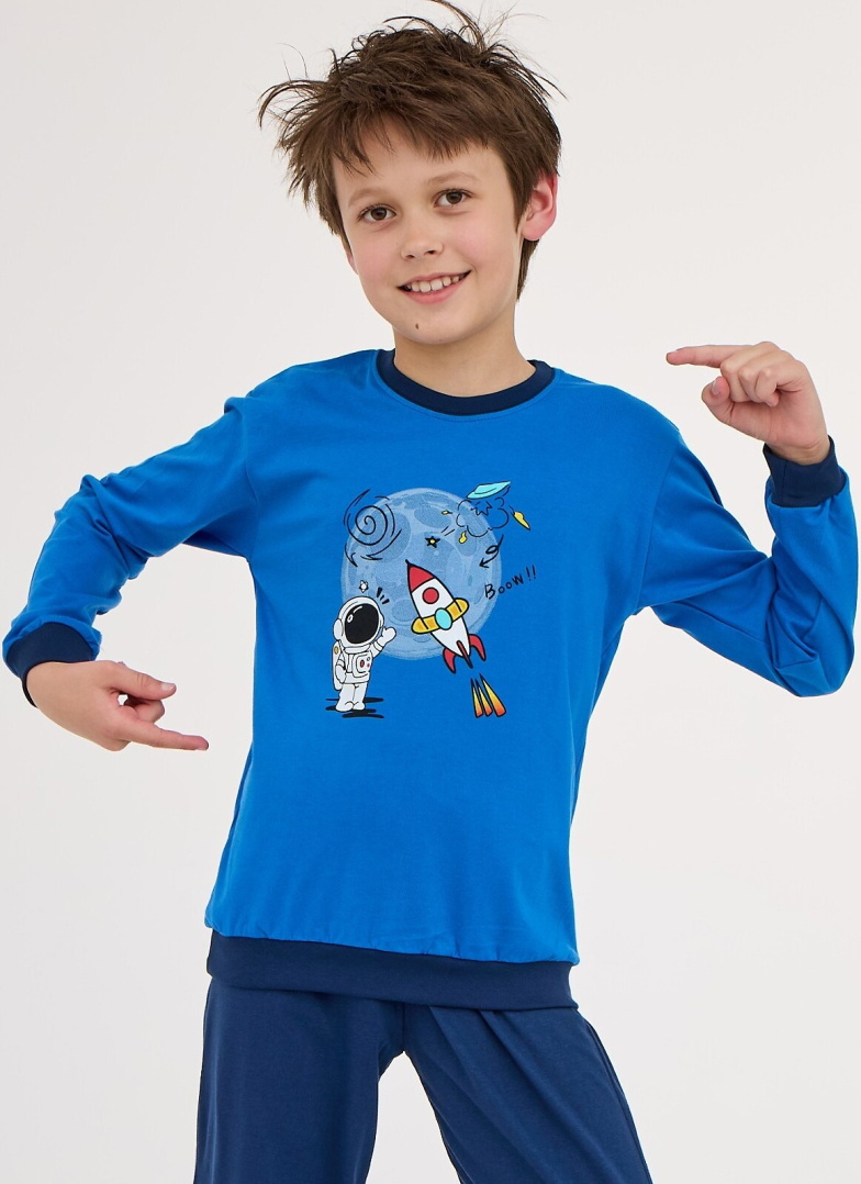 Ifjúsági pizsama CORNETTE 766/176 GALAXY tengerészkék