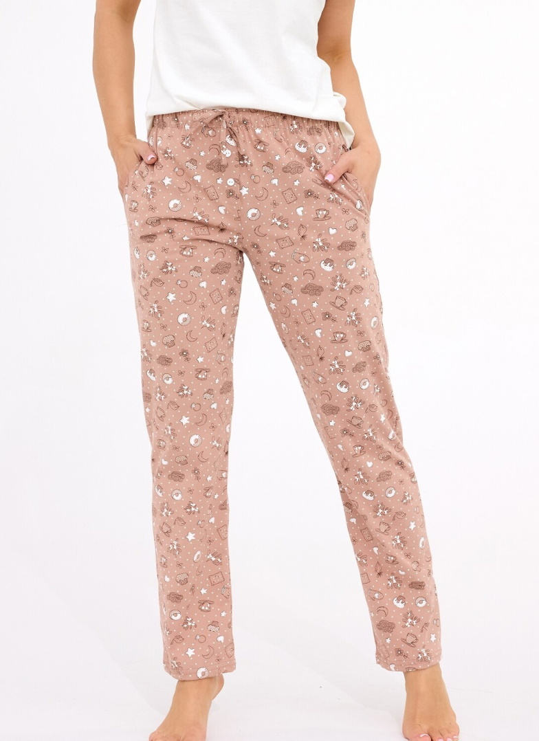 Pantaloni de pijama dama CORNETTE 690/46 bej