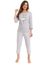 Pijama dama REGINA 716 melange deschis