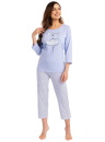 Pijama dama REGINA 716 albastru