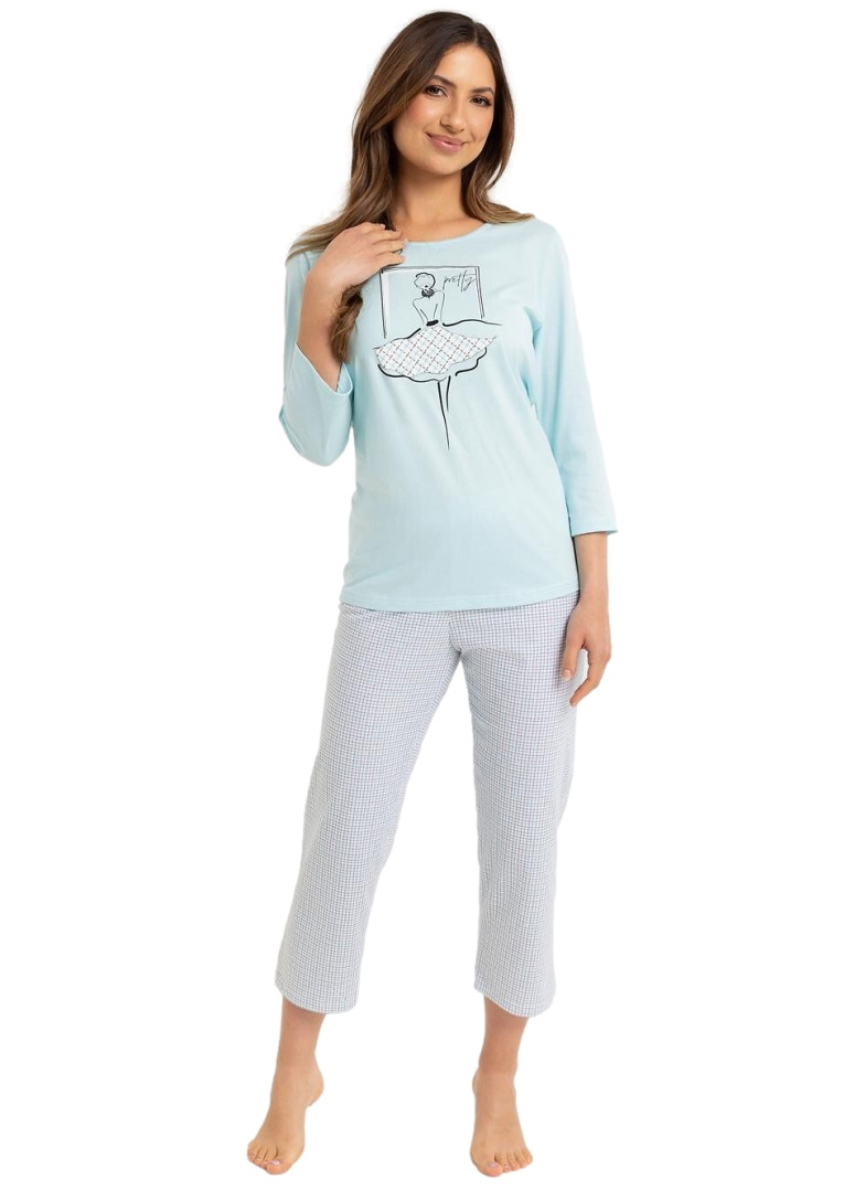 Pijama dama REGINA 716 turcoaz