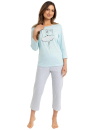 Pijama dama REGINA 716 turcoaz