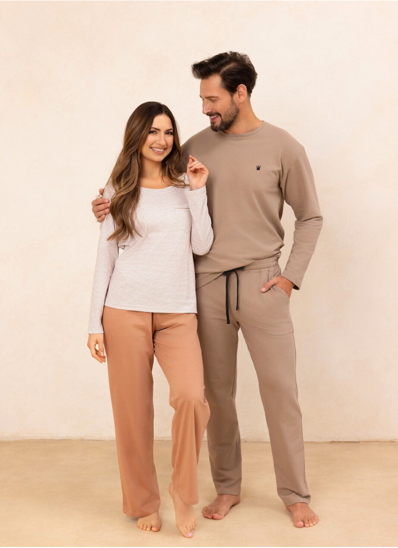 Pijama dama REGINA 715 bej
