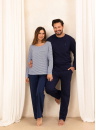 Pijama dama REGINA 715 albastru închis