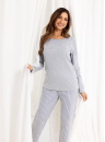 Pijama dama REGINA 714 melange deschis