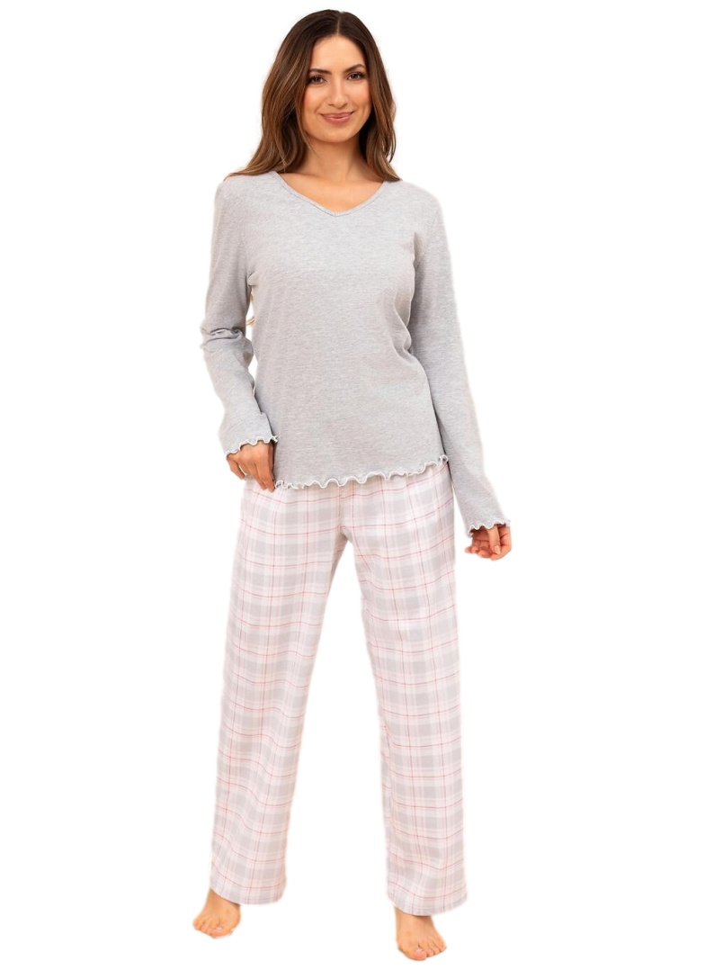 Pijama dama REGINA 712 melange deschis