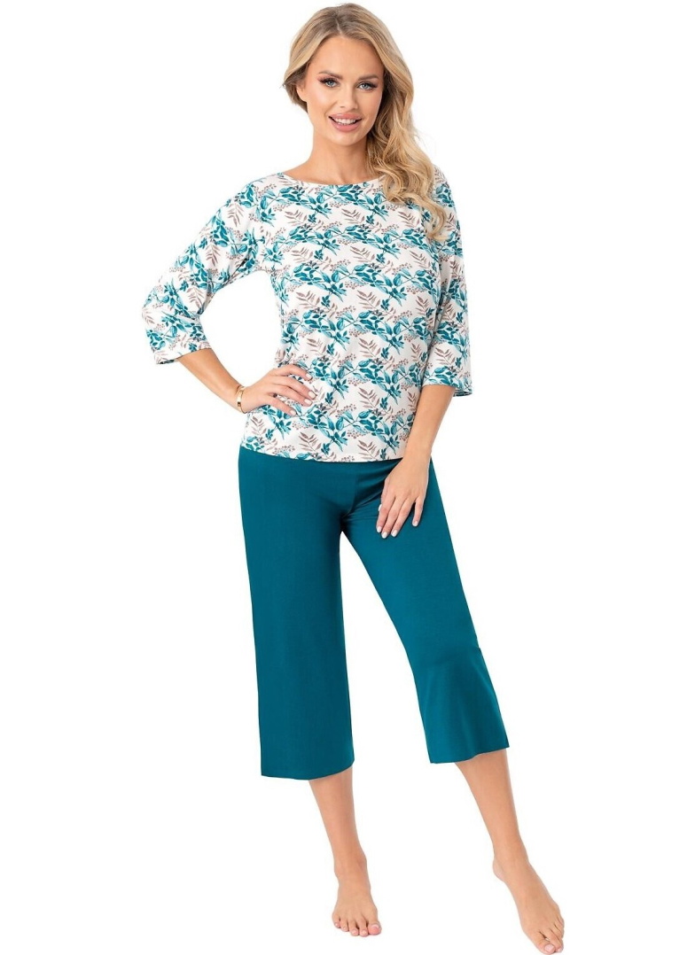 Pijama dama DONNA IRMINA 3/4 marin