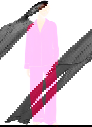 Női pizsama TRIUMPH AMOURETTE JACQUARD PW FLASHY PINK