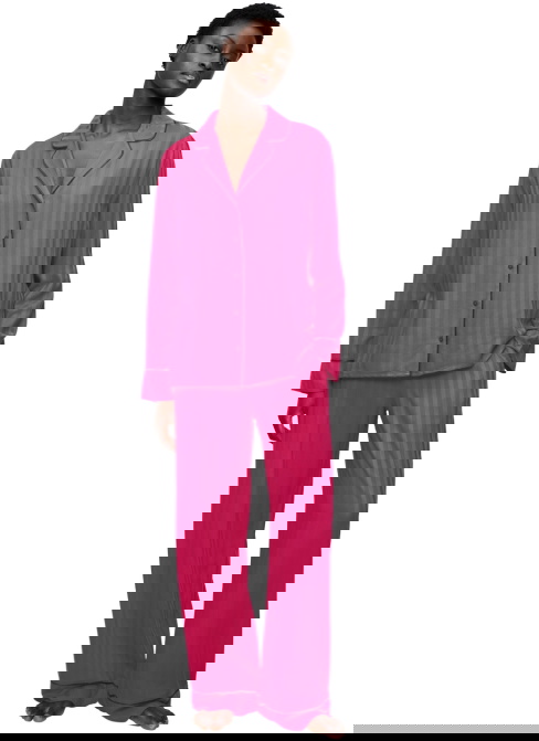 Női pizsama TRIUMPH AMOURETTE JACQUARD PW FLASHY PINK