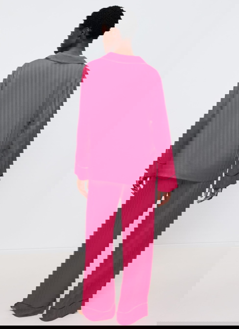 Női pizsama TRIUMPH AMOURETTE JACQUARD PW FLASHY PINK
