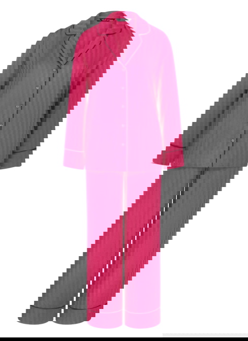 Női pizsama TRIUMPH AMOURETTE JACQUARD PW FLASHY PINK