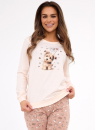 Pijama dama CORNETTE 671/431 SWEET DOG ecru