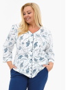 Pijama de damă cu nasturi CORNETTE 162/446 KRISTIN 2 PLUS ecru