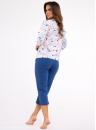 Pijama dama CORNETTE 732/452 AMELIA 2 alb-marin