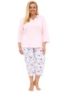 Pijama dama CORNETTE 389/455 NANCY PLUS roz