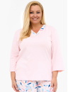 Pijama dama CORNETTE 389/455 NANCY PLUS roz
